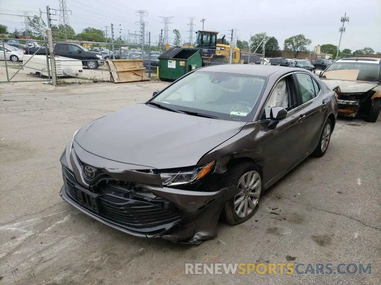 2 Photograph of a damaged car 4T1C11AK6LU970038 TOYOTA CAMRY 2020