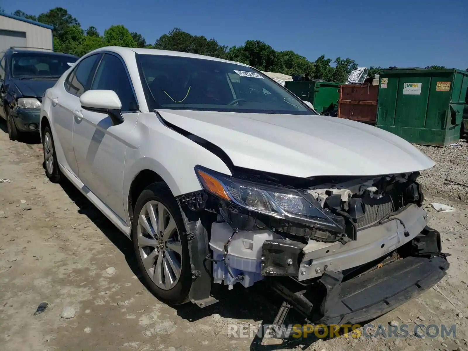 1 Photograph of a damaged car 4T1C11AK6LU973179 TOYOTA CAMRY 2020