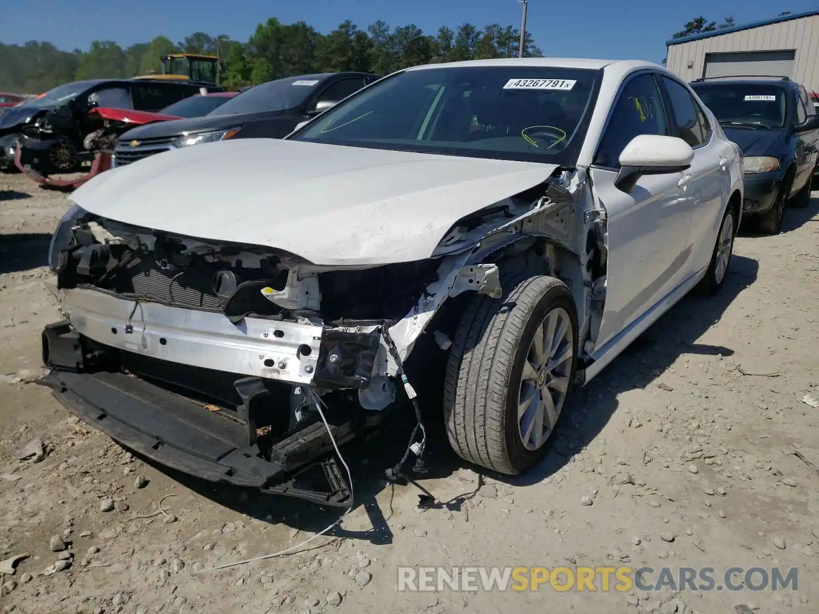 2 Photograph of a damaged car 4T1C11AK6LU973179 TOYOTA CAMRY 2020