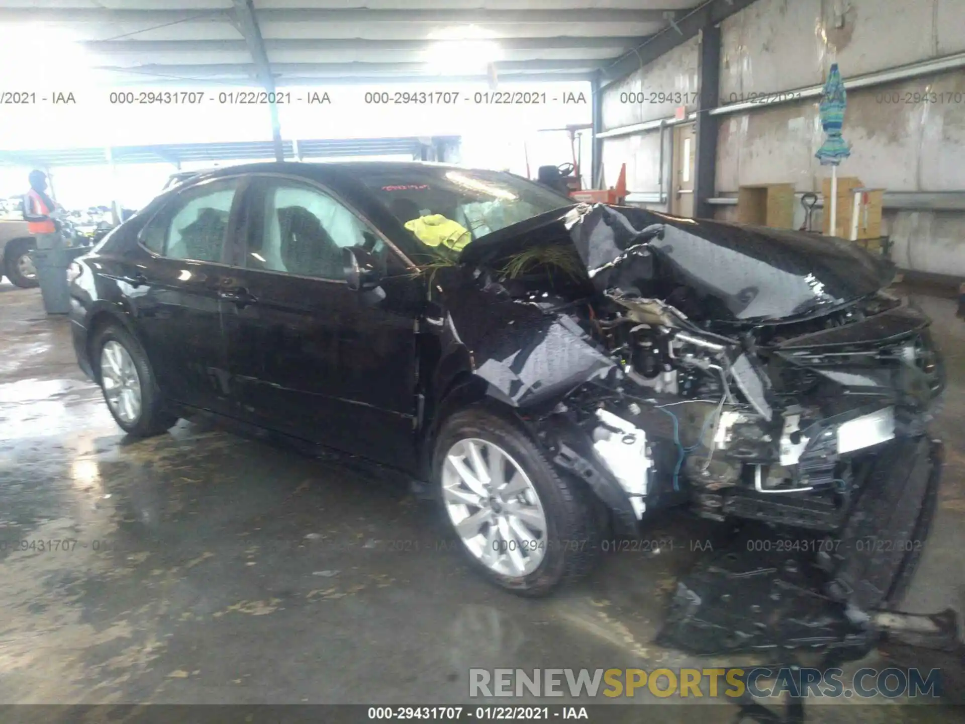 1 Photograph of a damaged car 4T1C11AK6LU978317 TOYOTA CAMRY 2020