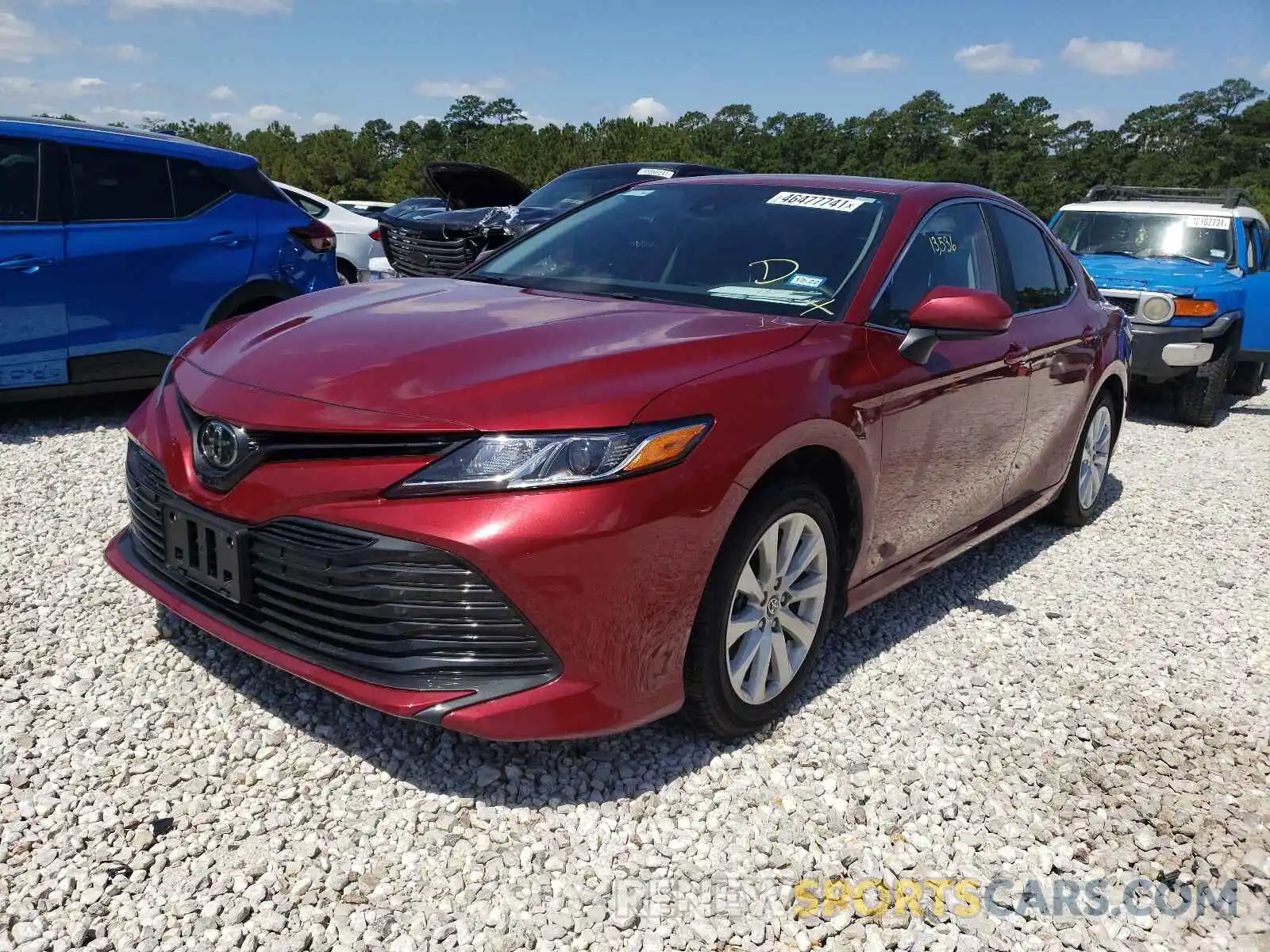 2 Photograph of a damaged car 4T1C11AK6LU986336 TOYOTA CAMRY 2020