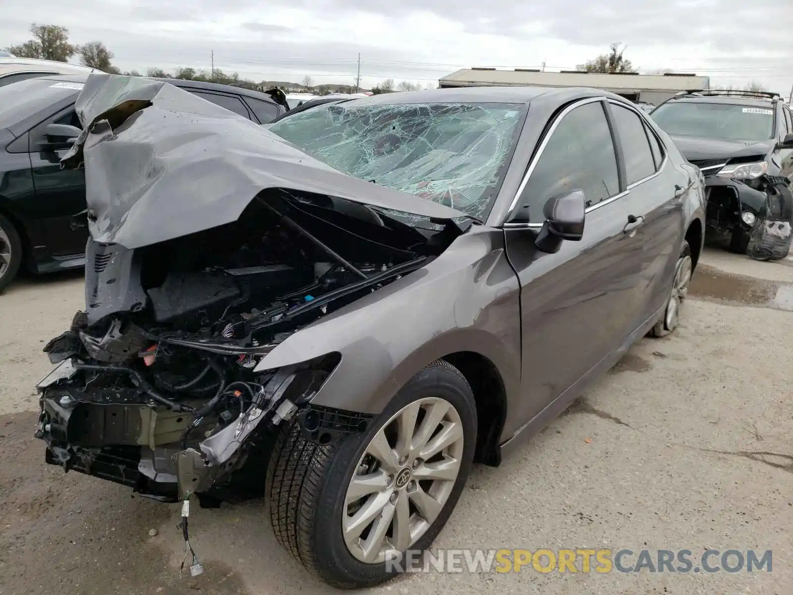 2 Photograph of a damaged car 4T1C11AK6LU990449 TOYOTA CAMRY 2020