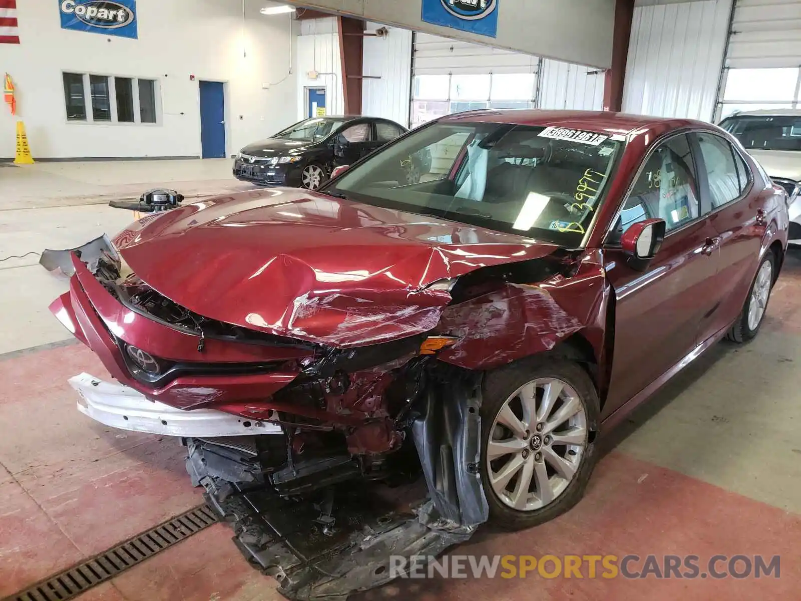 2 Photograph of a damaged car 4T1C11AK7LU306508 TOYOTA CAMRY 2020