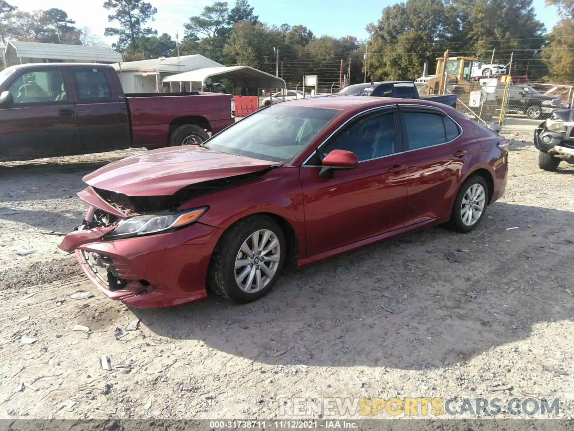 2 Photograph of a damaged car 4T1C11AK7LU308310 TOYOTA CAMRY 2020