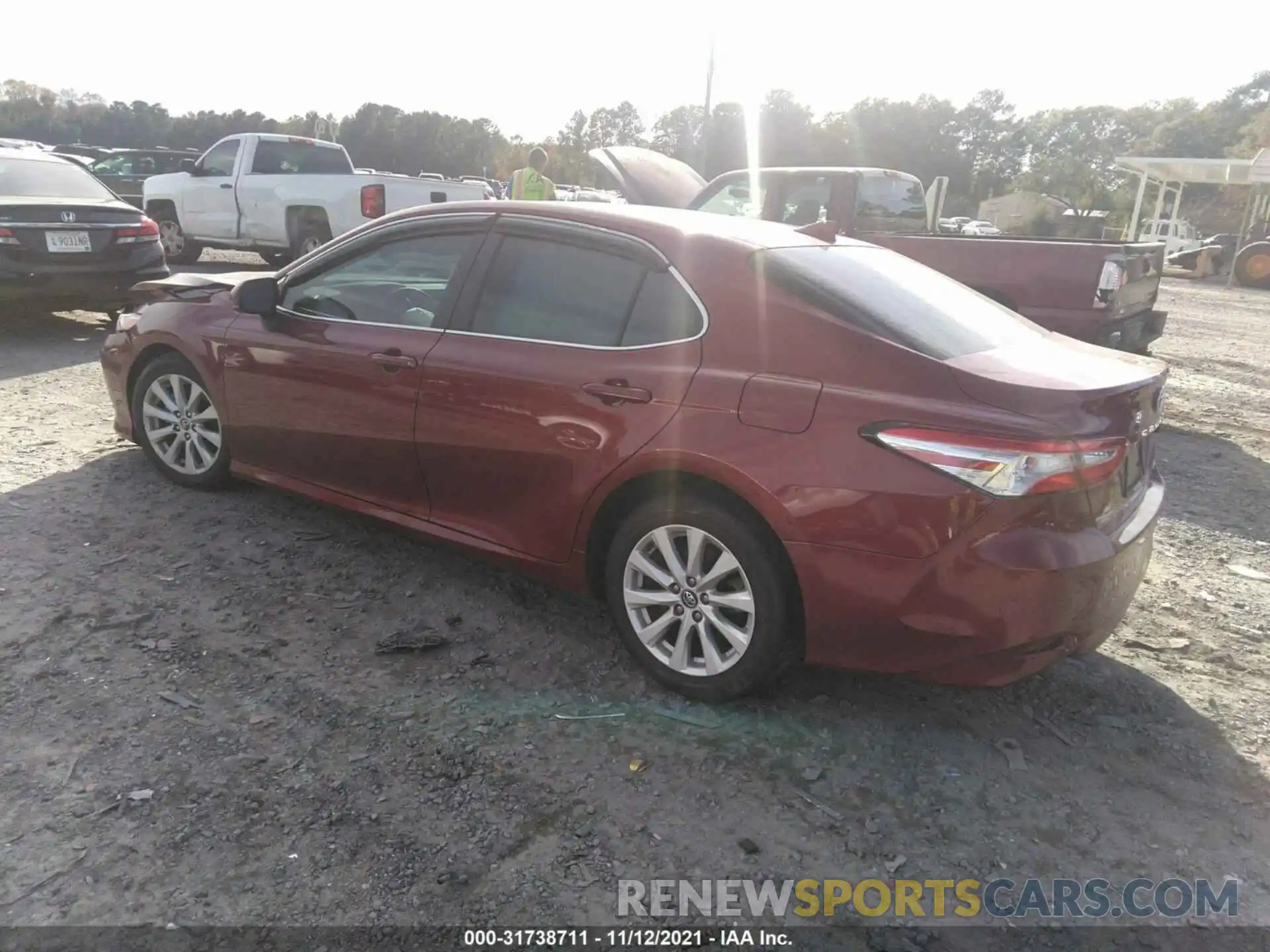 3 Photograph of a damaged car 4T1C11AK7LU308310 TOYOTA CAMRY 2020