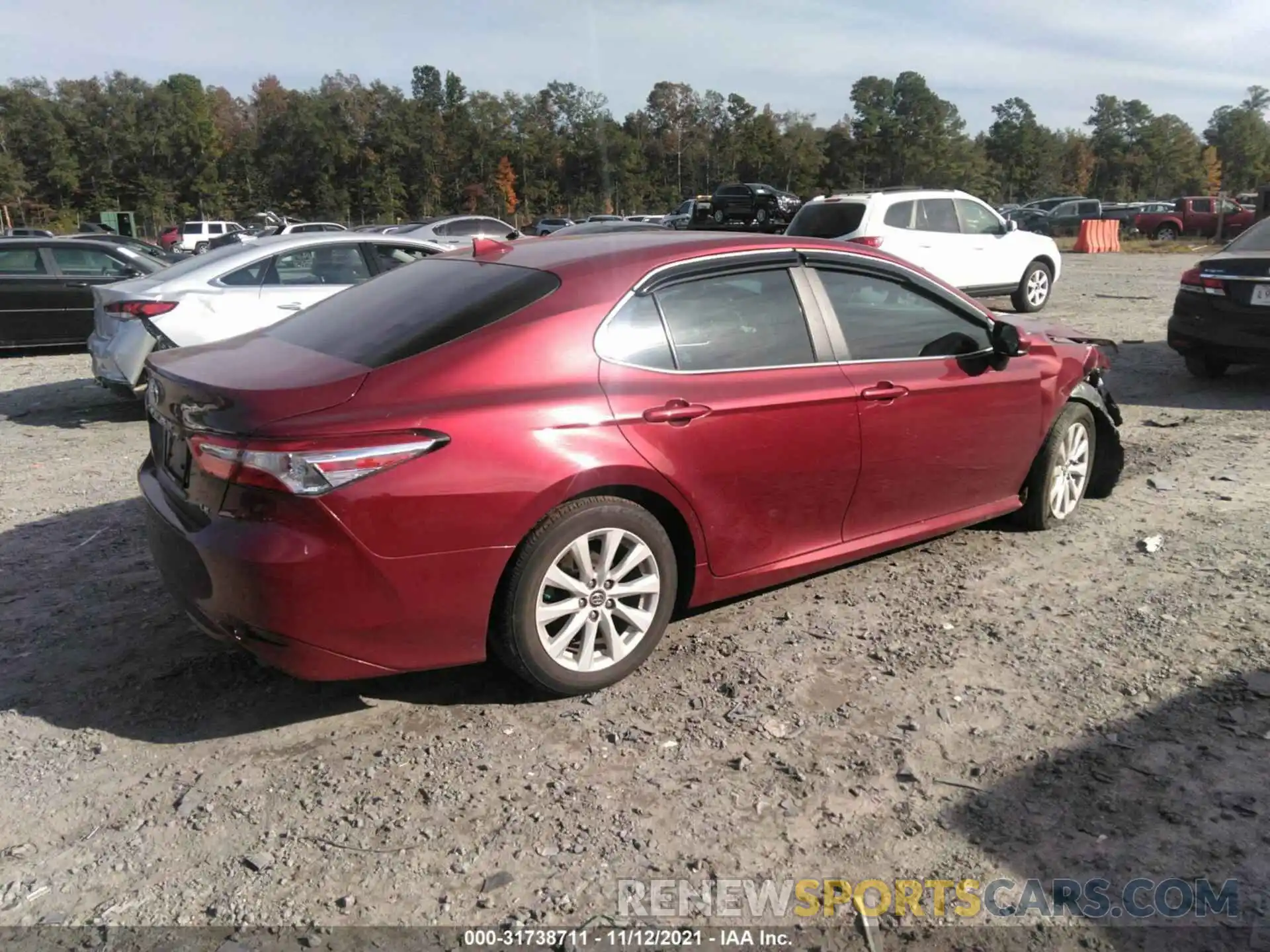 4 Photograph of a damaged car 4T1C11AK7LU308310 TOYOTA CAMRY 2020