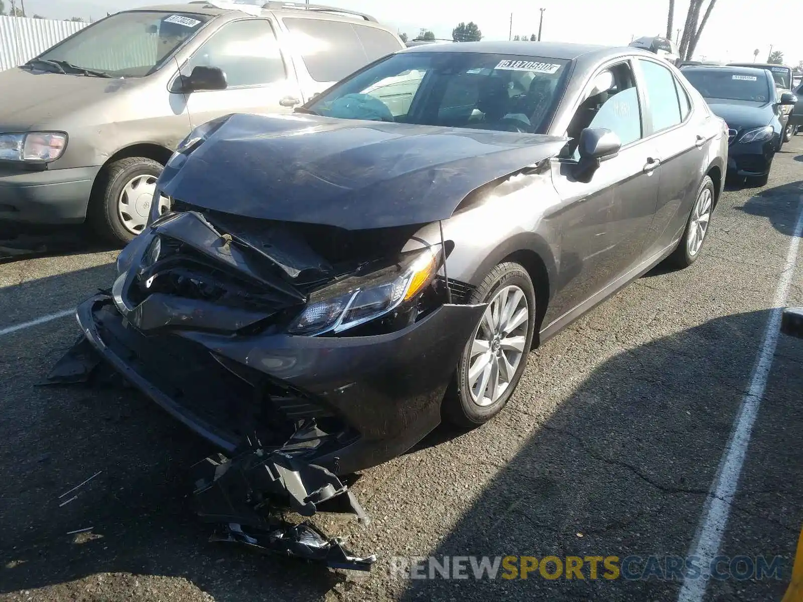 2 Photograph of a damaged car 4T1C11AK7LU315838 TOYOTA CAMRY 2020