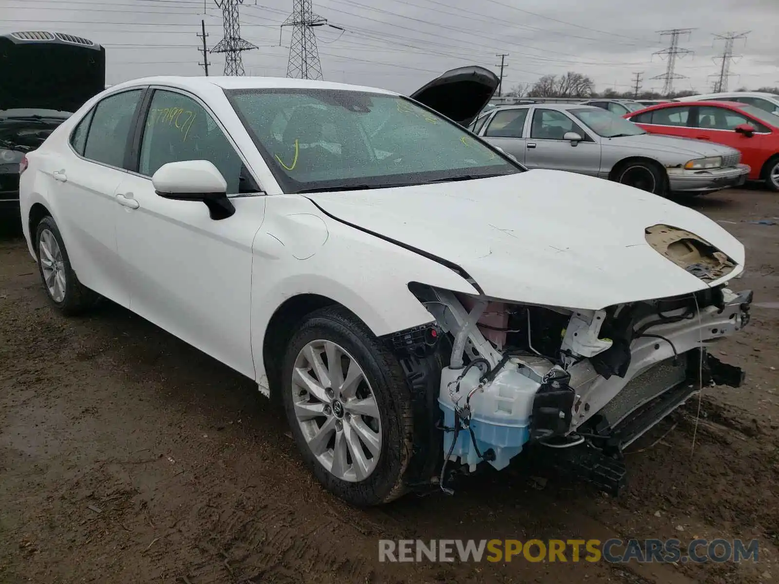 1 Photograph of a damaged car 4T1C11AK7LU316827 TOYOTA CAMRY 2020