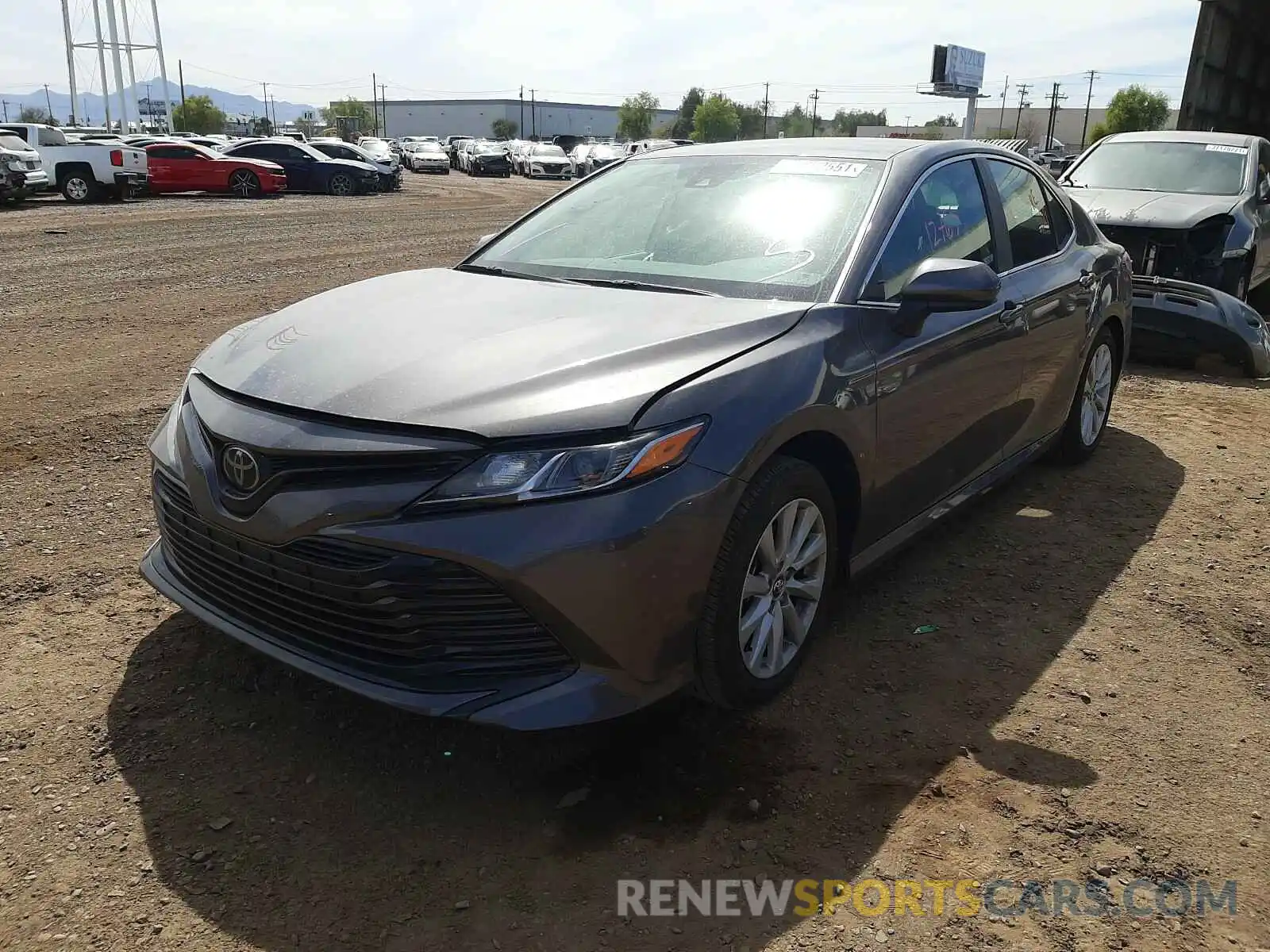 2 Photograph of a damaged car 4T1C11AK7LU317640 TOYOTA CAMRY 2020