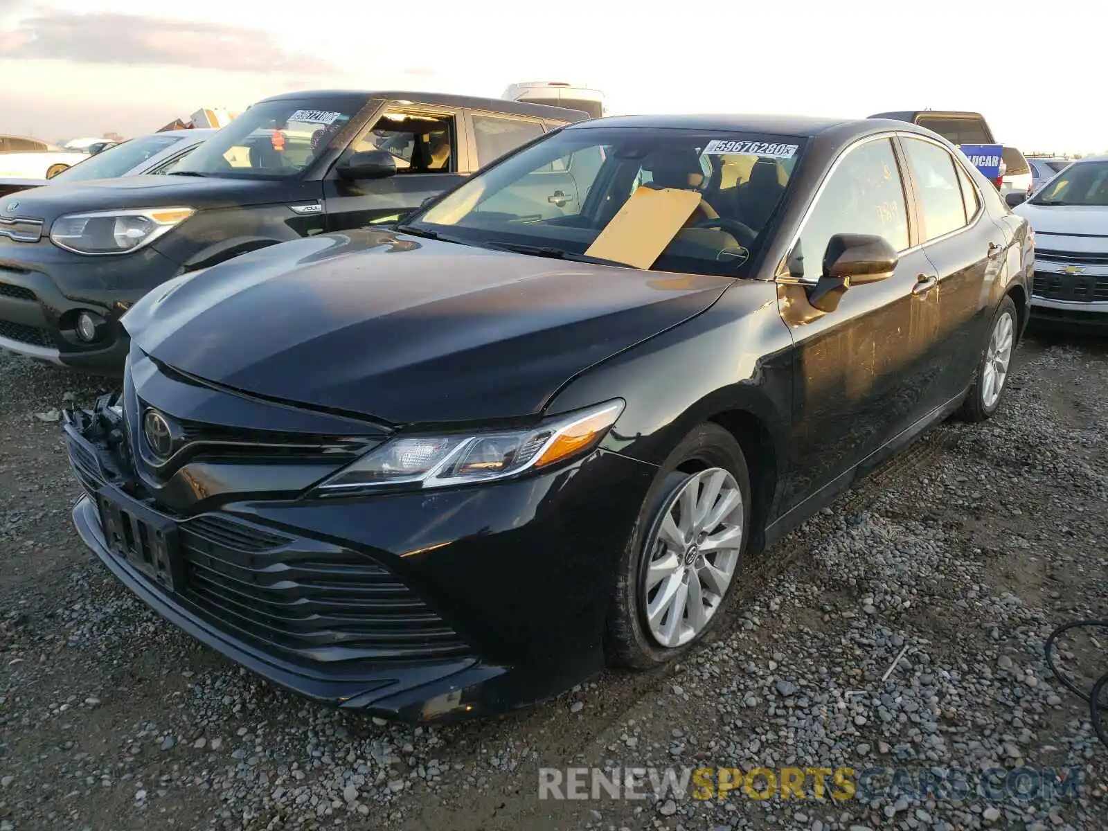 2 Photograph of a damaged car 4T1C11AK7LU331361 TOYOTA CAMRY 2020