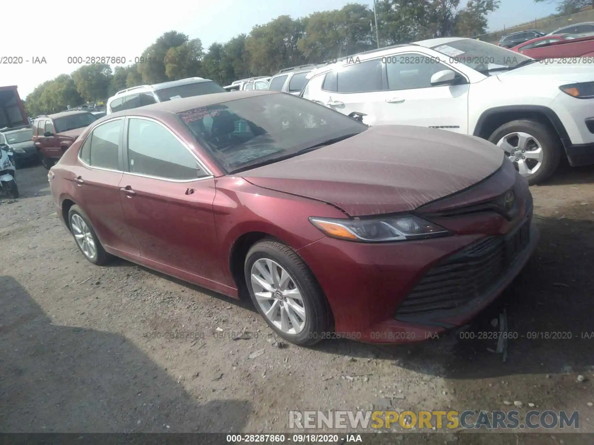 1 Photograph of a damaged car 4T1C11AK7LU331828 TOYOTA CAMRY 2020