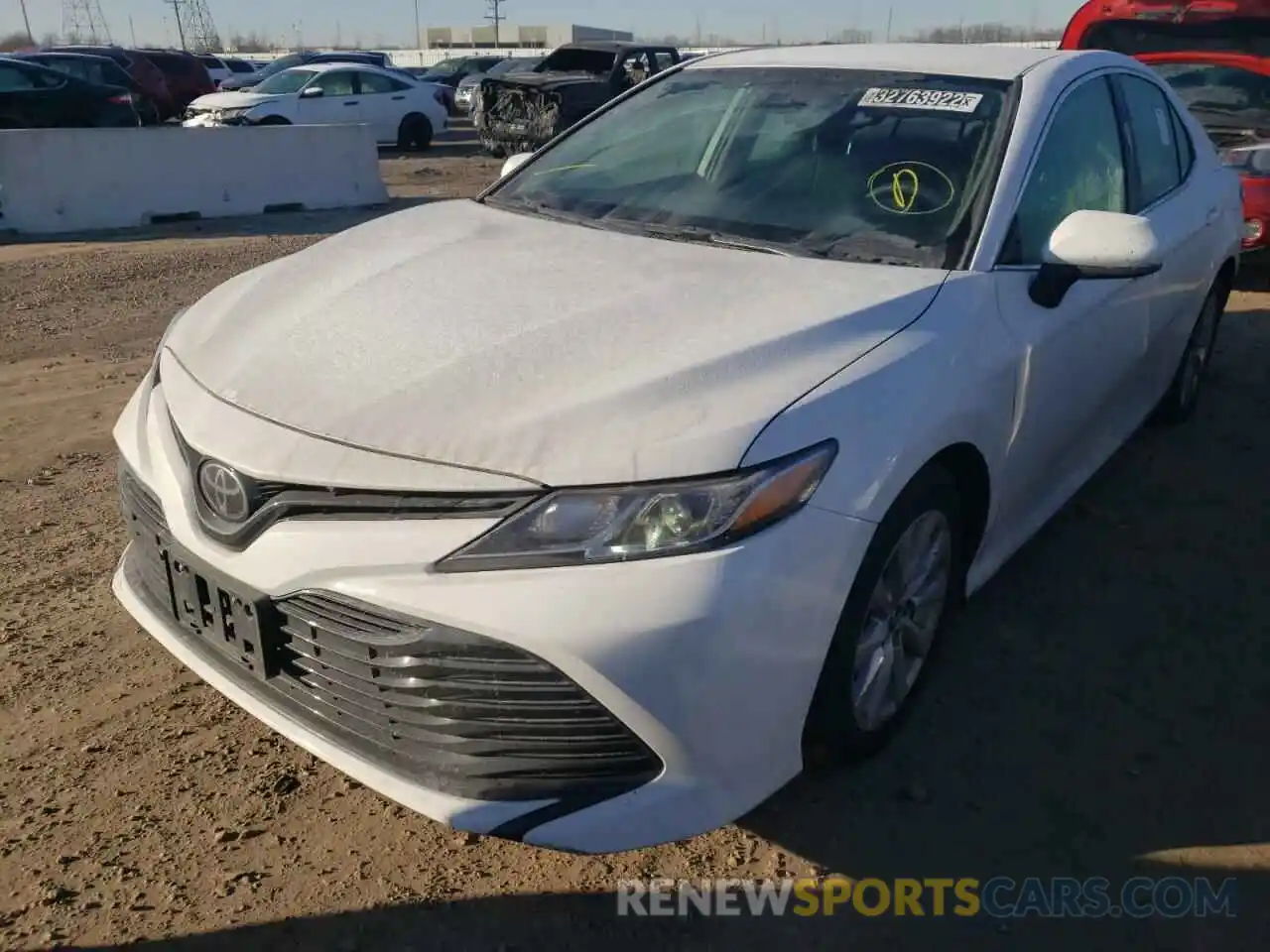 2 Photograph of a damaged car 4T1C11AK7LU336205 TOYOTA CAMRY 2020