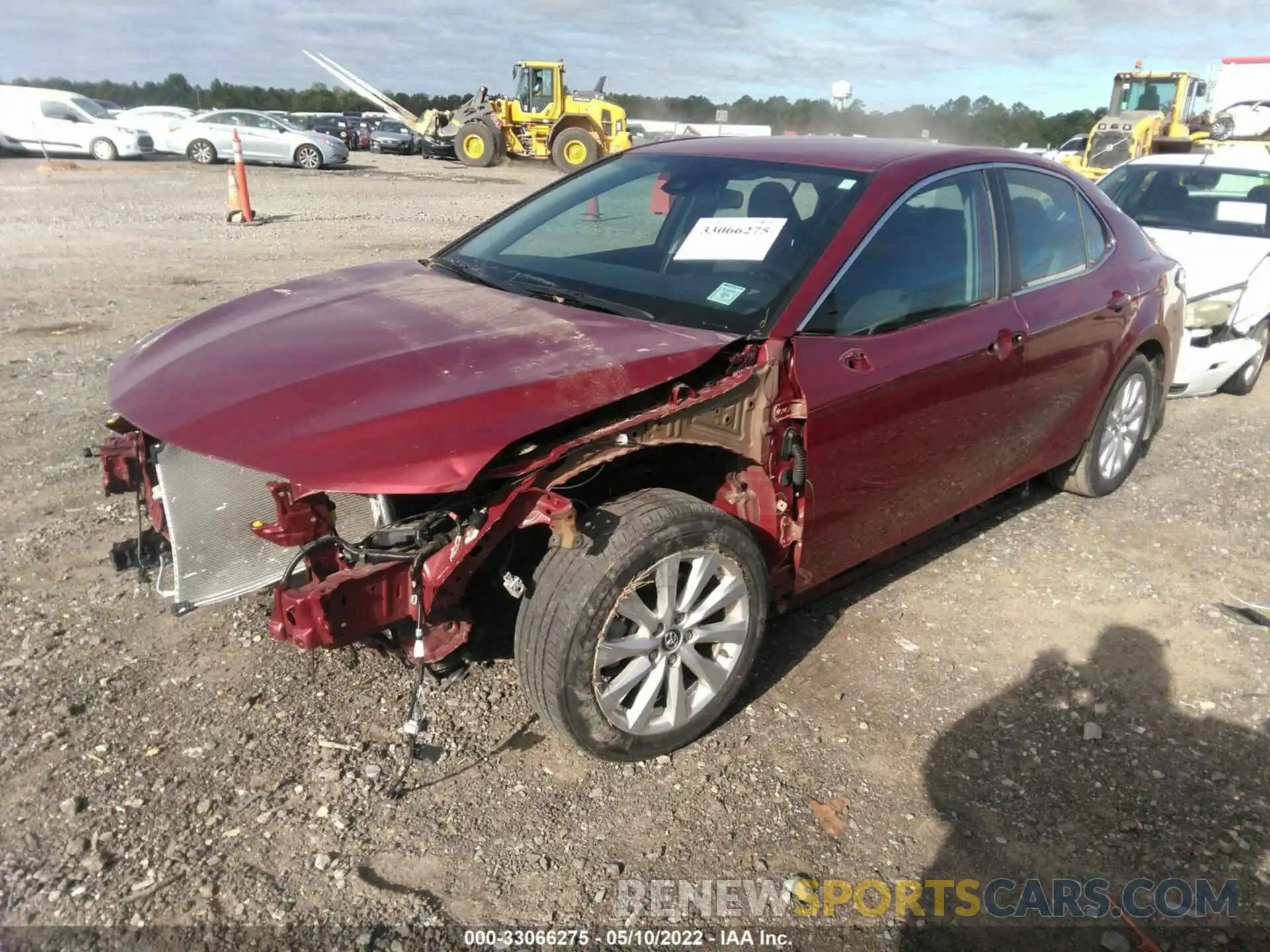 2 Photograph of a damaged car 4T1C11AK7LU340528 TOYOTA CAMRY 2020