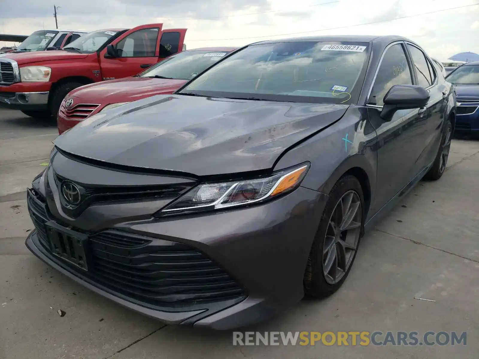 2 Photograph of a damaged car 4T1C11AK7LU341436 TOYOTA CAMRY 2020