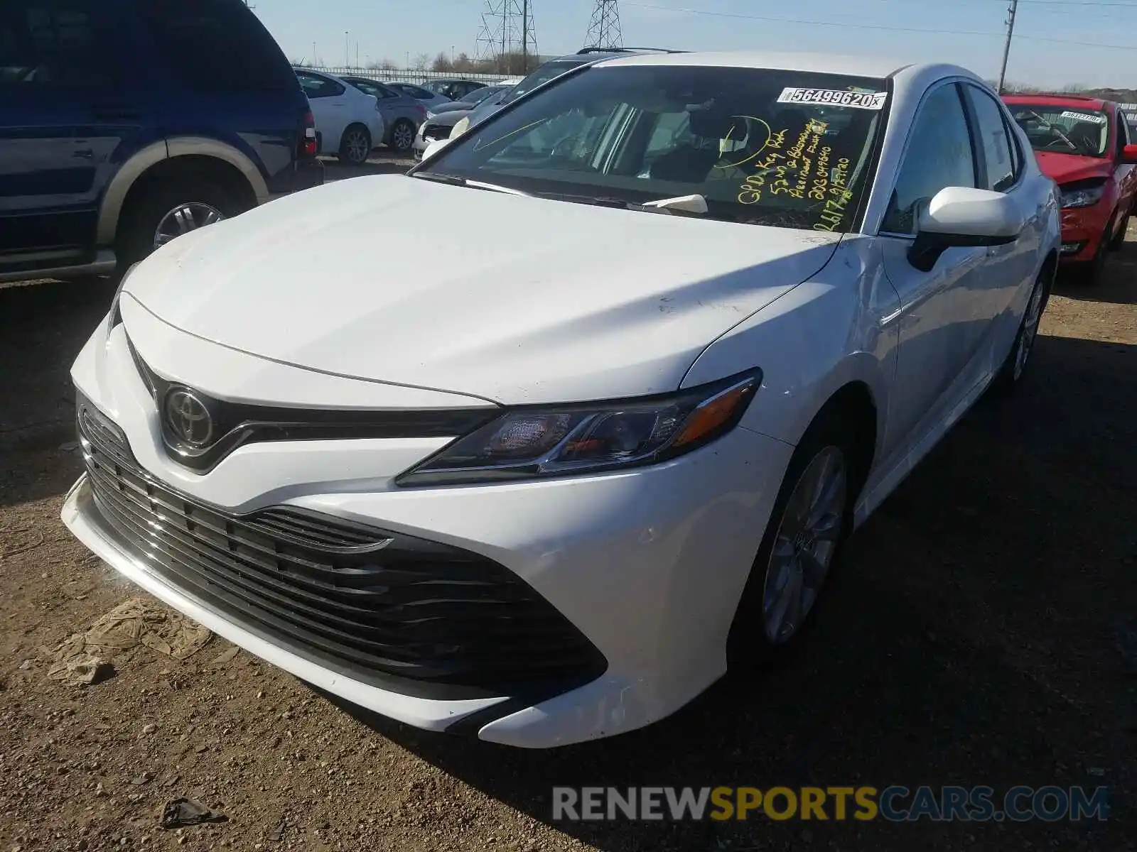 2 Photograph of a damaged car 4T1C11AK7LU342635 TOYOTA CAMRY 2020