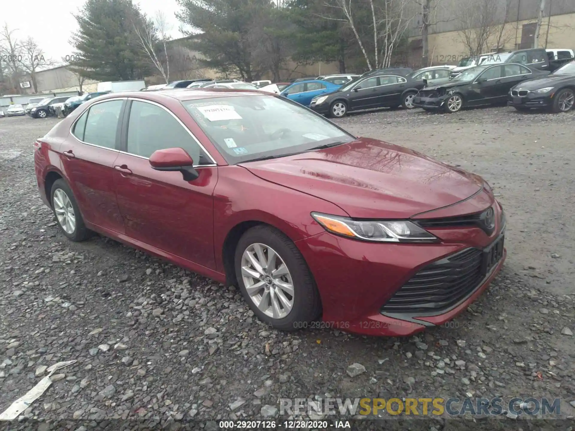 1 Photograph of a damaged car 4T1C11AK7LU354428 TOYOTA CAMRY 2020