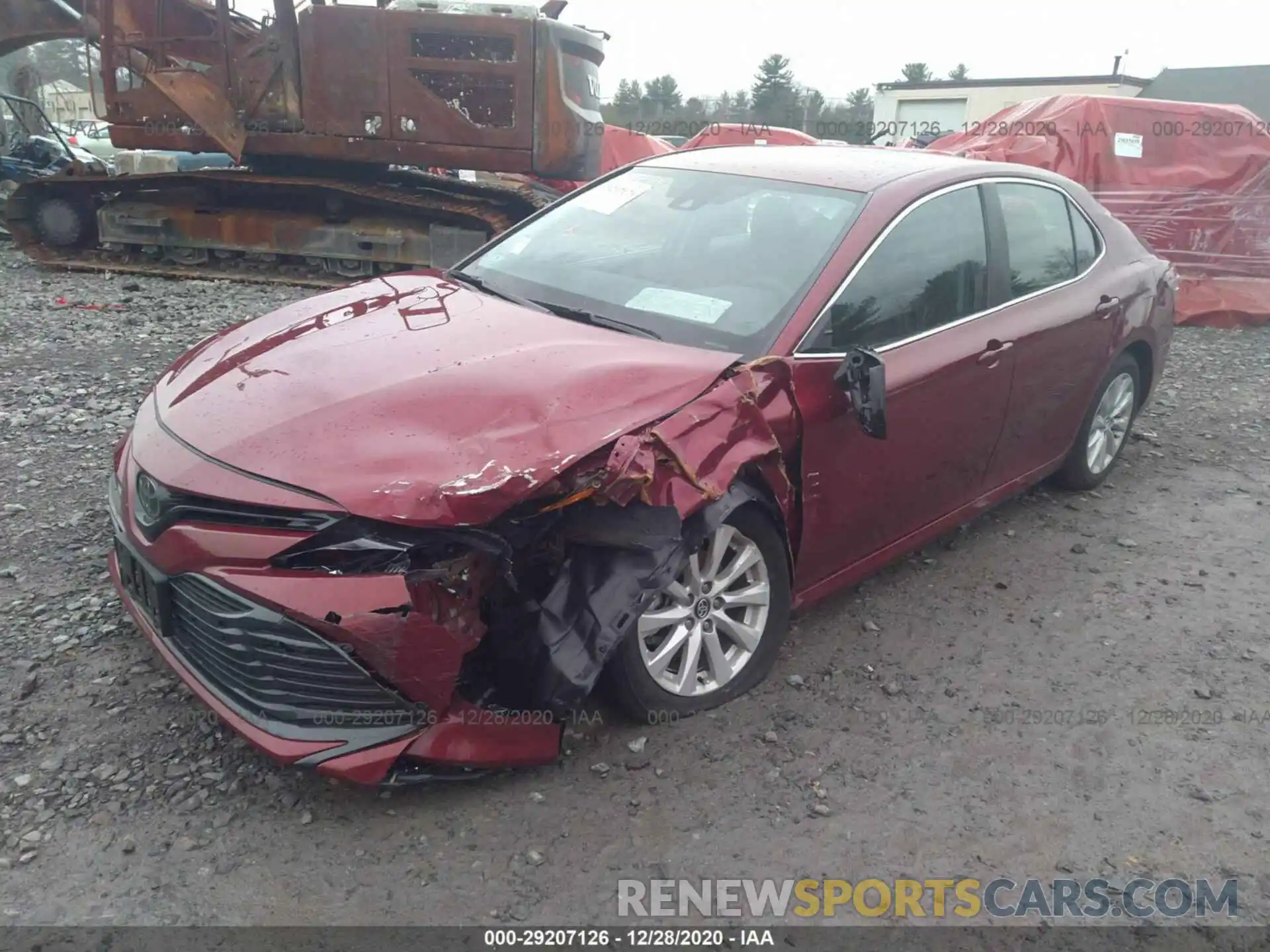 2 Photograph of a damaged car 4T1C11AK7LU354428 TOYOTA CAMRY 2020