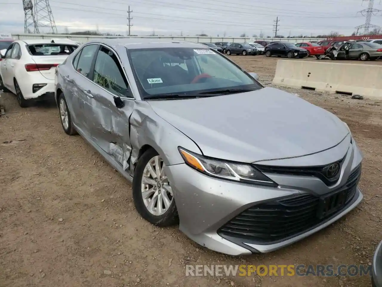 1 Photograph of a damaged car 4T1C11AK7LU357460 TOYOTA CAMRY 2020