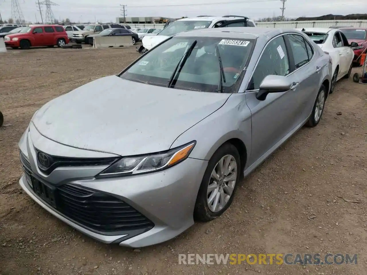 2 Photograph of a damaged car 4T1C11AK7LU357460 TOYOTA CAMRY 2020