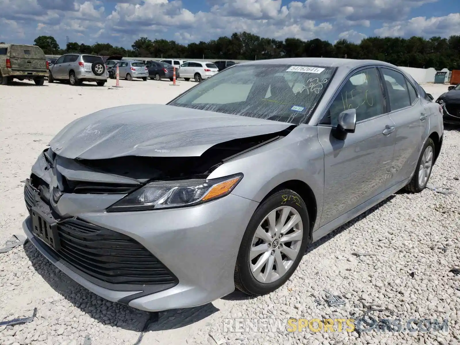 2 Photograph of a damaged car 4T1C11AK7LU363856 TOYOTA CAMRY 2020