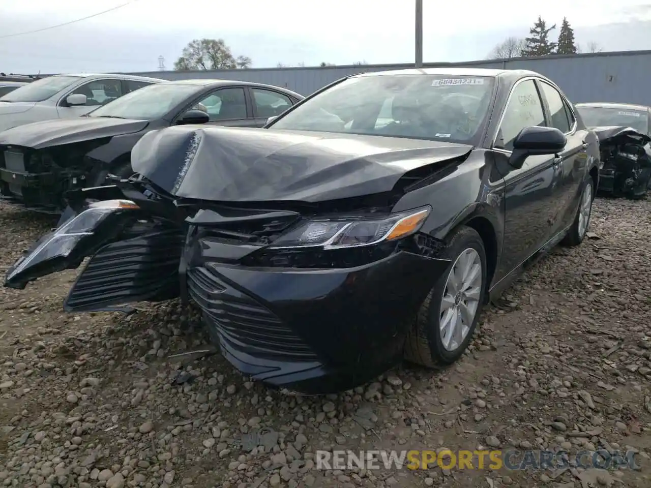 2 Photograph of a damaged car 4T1C11AK7LU364103 TOYOTA CAMRY 2020