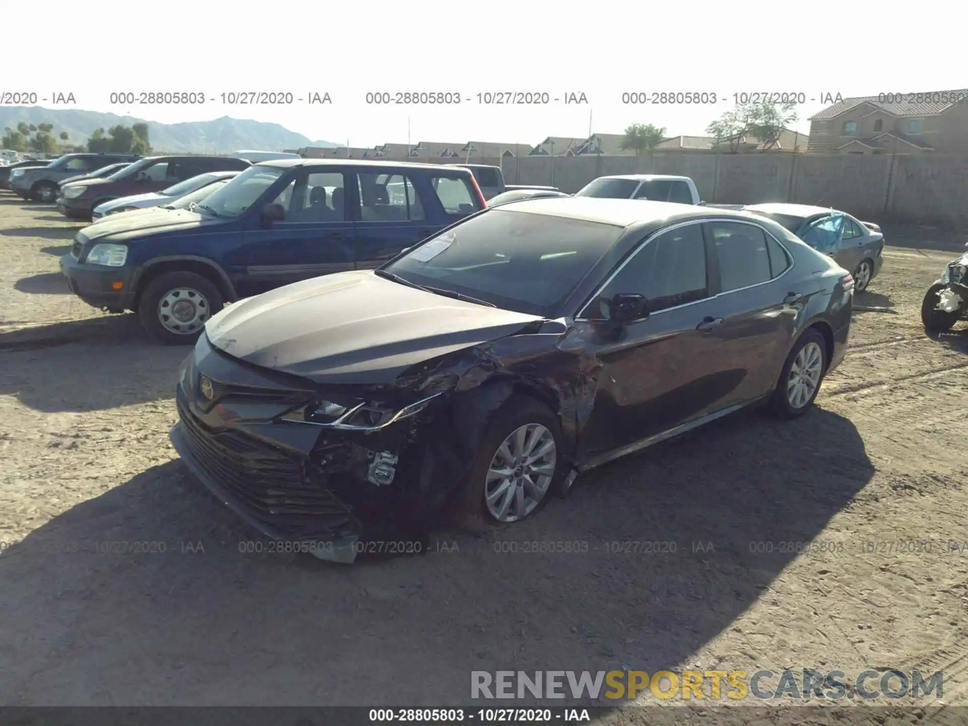 6 Photograph of a damaged car 4T1C11AK7LU384075 TOYOTA CAMRY 2020