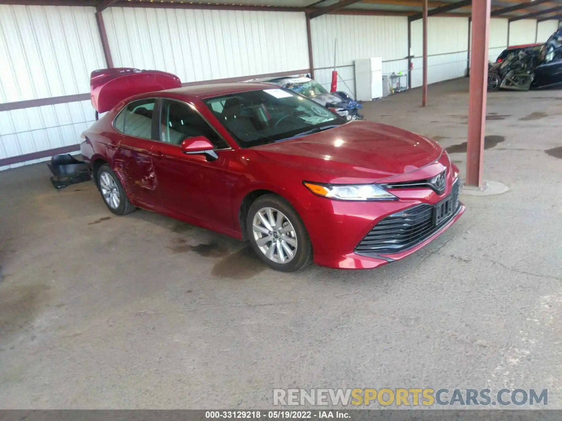 1 Photograph of a damaged car 4T1C11AK7LU387719 TOYOTA CAMRY 2020