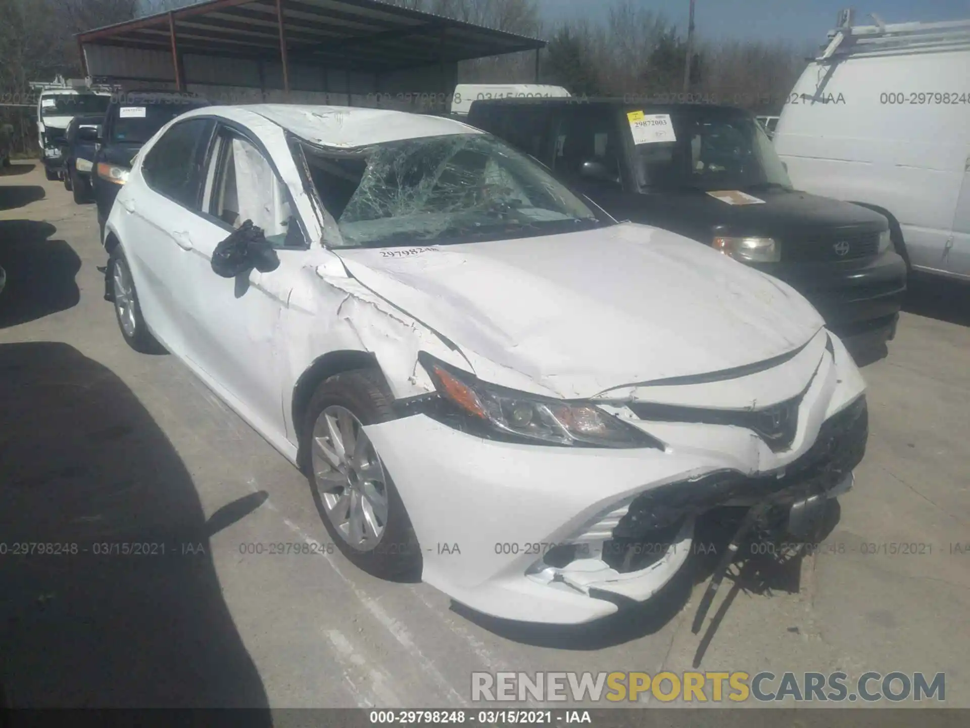 1 Photograph of a damaged car 4T1C11AK7LU390216 TOYOTA CAMRY 2020