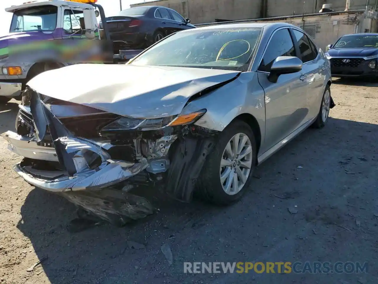 2 Photograph of a damaged car 4T1C11AK7LU401490 TOYOTA CAMRY 2020