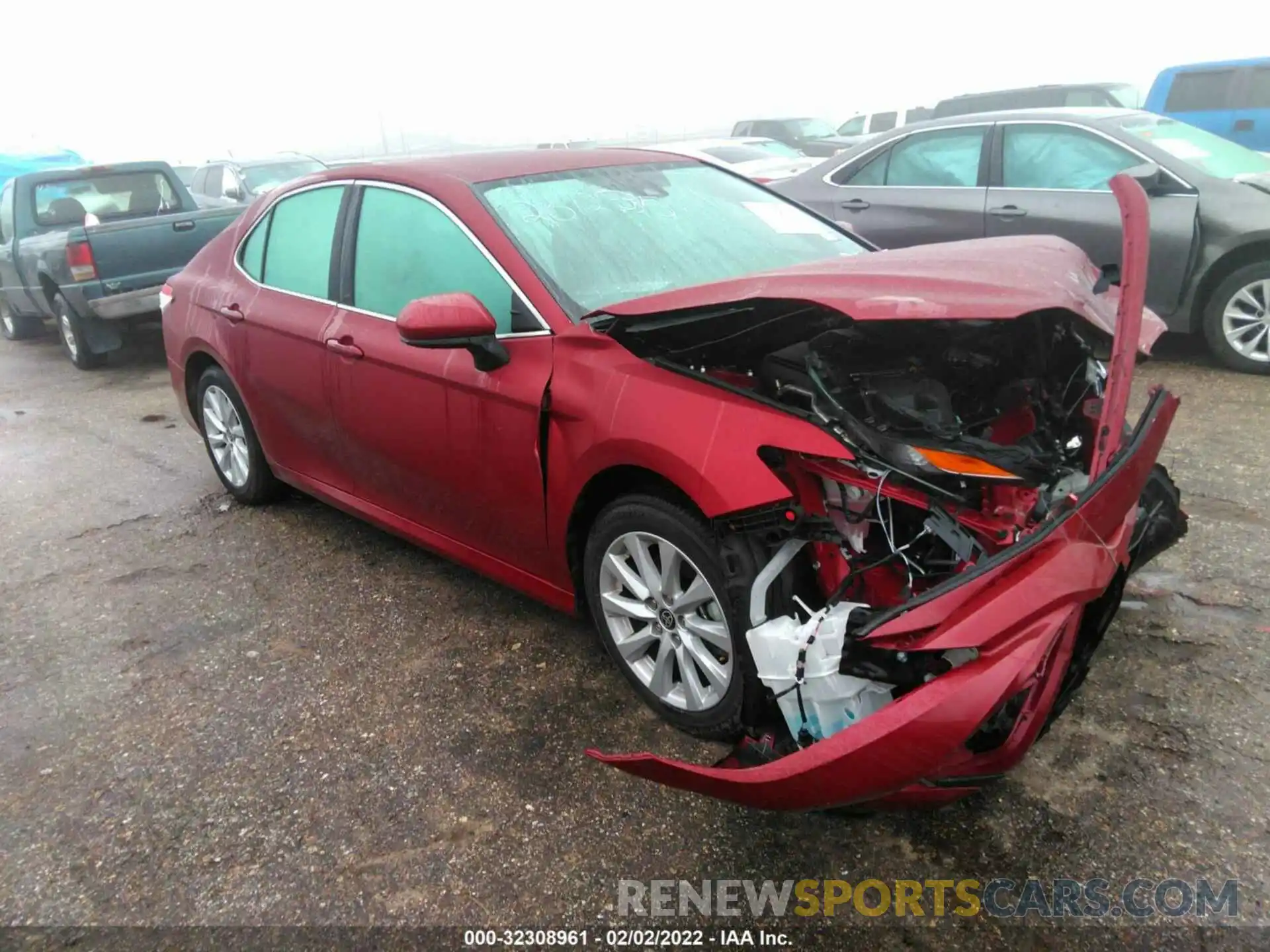 1 Photograph of a damaged car 4T1C11AK7LU505851 TOYOTA CAMRY 2020