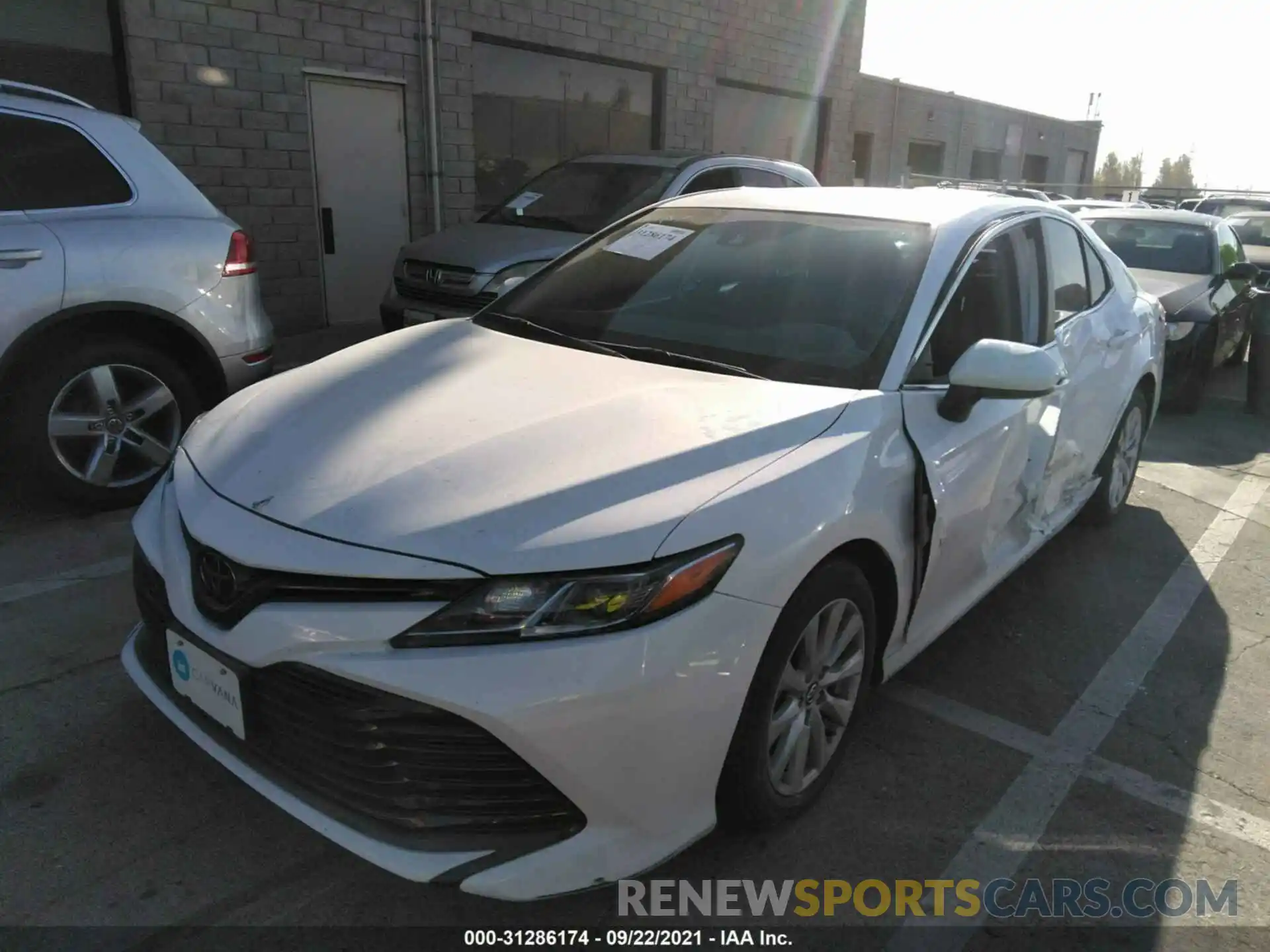 2 Photograph of a damaged car 4T1C11AK7LU857165 TOYOTA CAMRY 2020