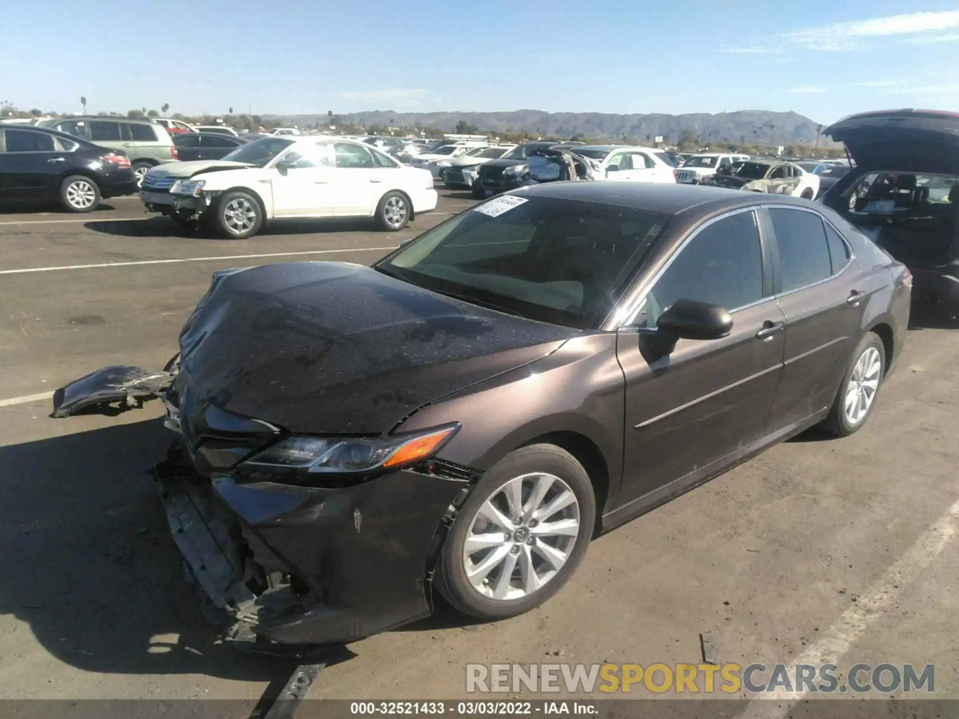 2 Photograph of a damaged car 4T1C11AK7LU865217 TOYOTA CAMRY 2020