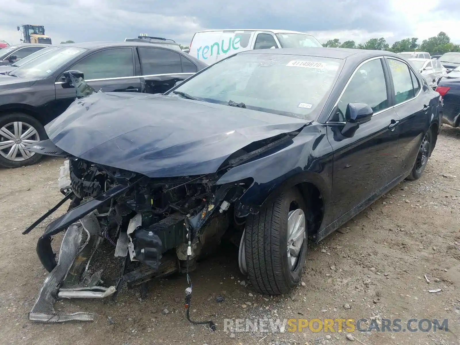 2 Photograph of a damaged car 4T1C11AK7LU871454 TOYOTA CAMRY 2020