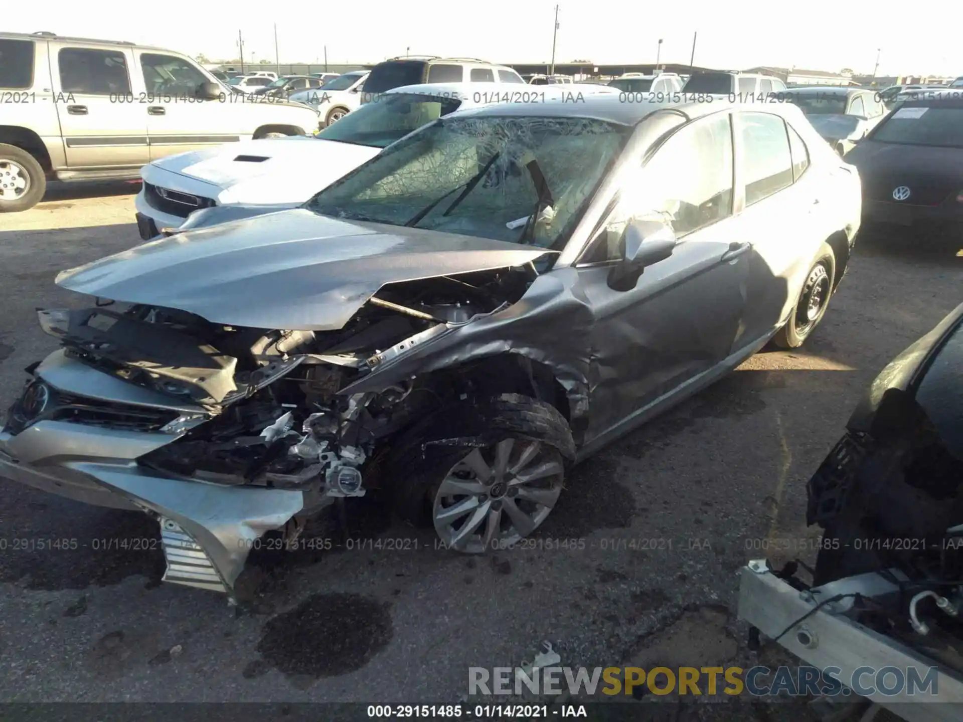 2 Photograph of a damaged car 4T1C11AK7LU872202 TOYOTA CAMRY 2020