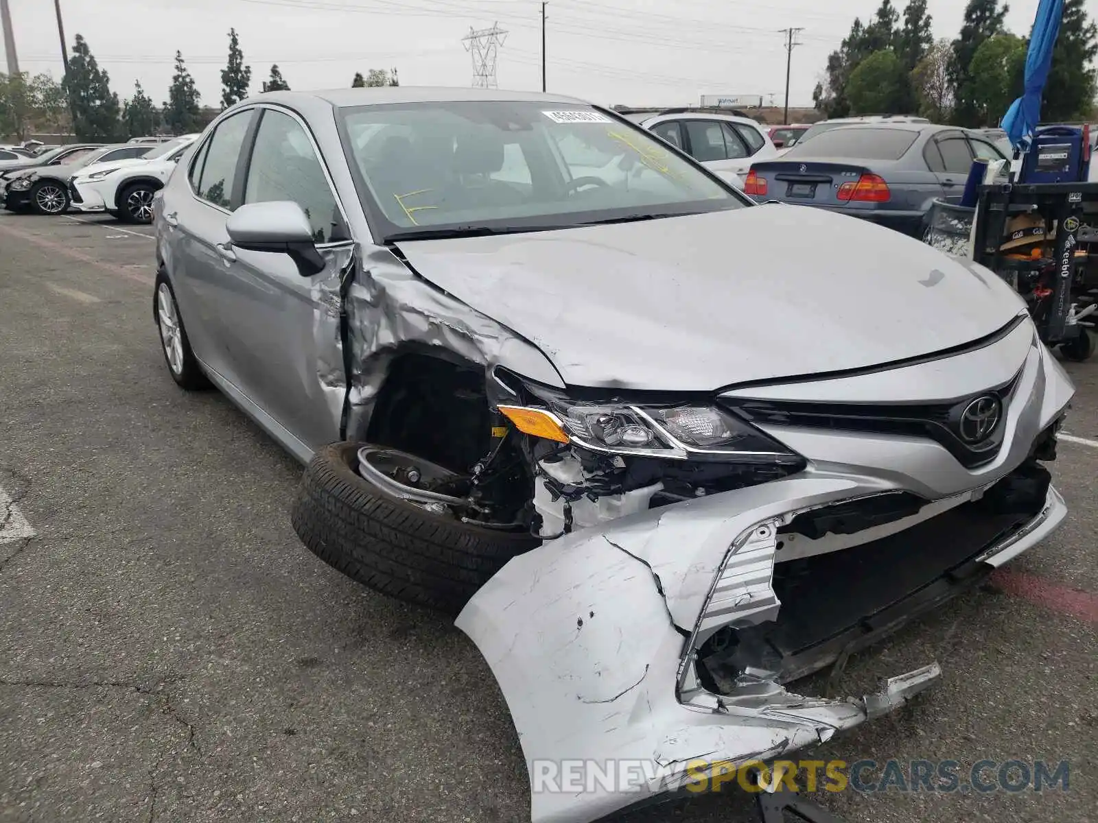 1 Photograph of a damaged car 4T1C11AK7LU875858 TOYOTA CAMRY 2020