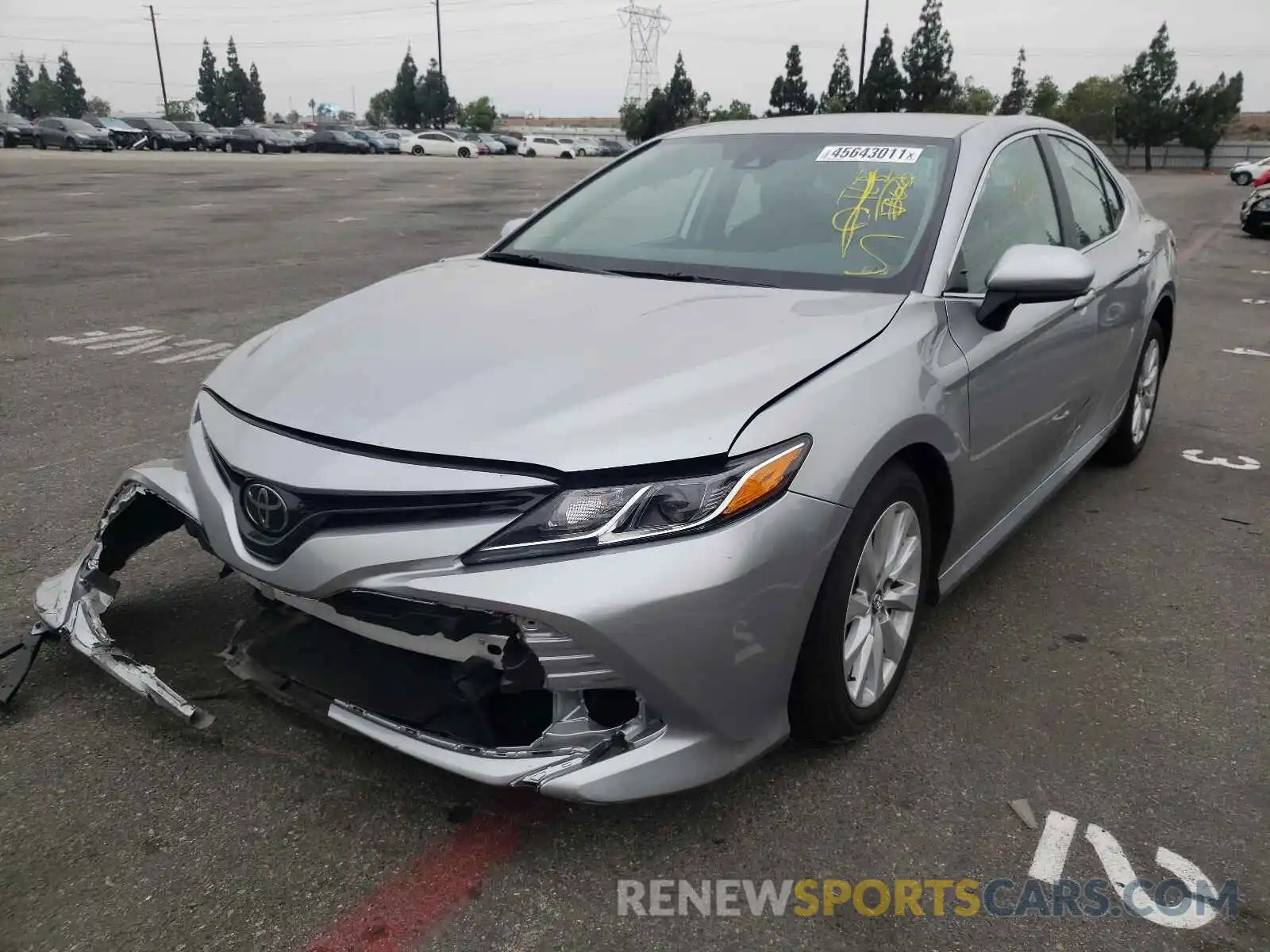 2 Photograph of a damaged car 4T1C11AK7LU875858 TOYOTA CAMRY 2020