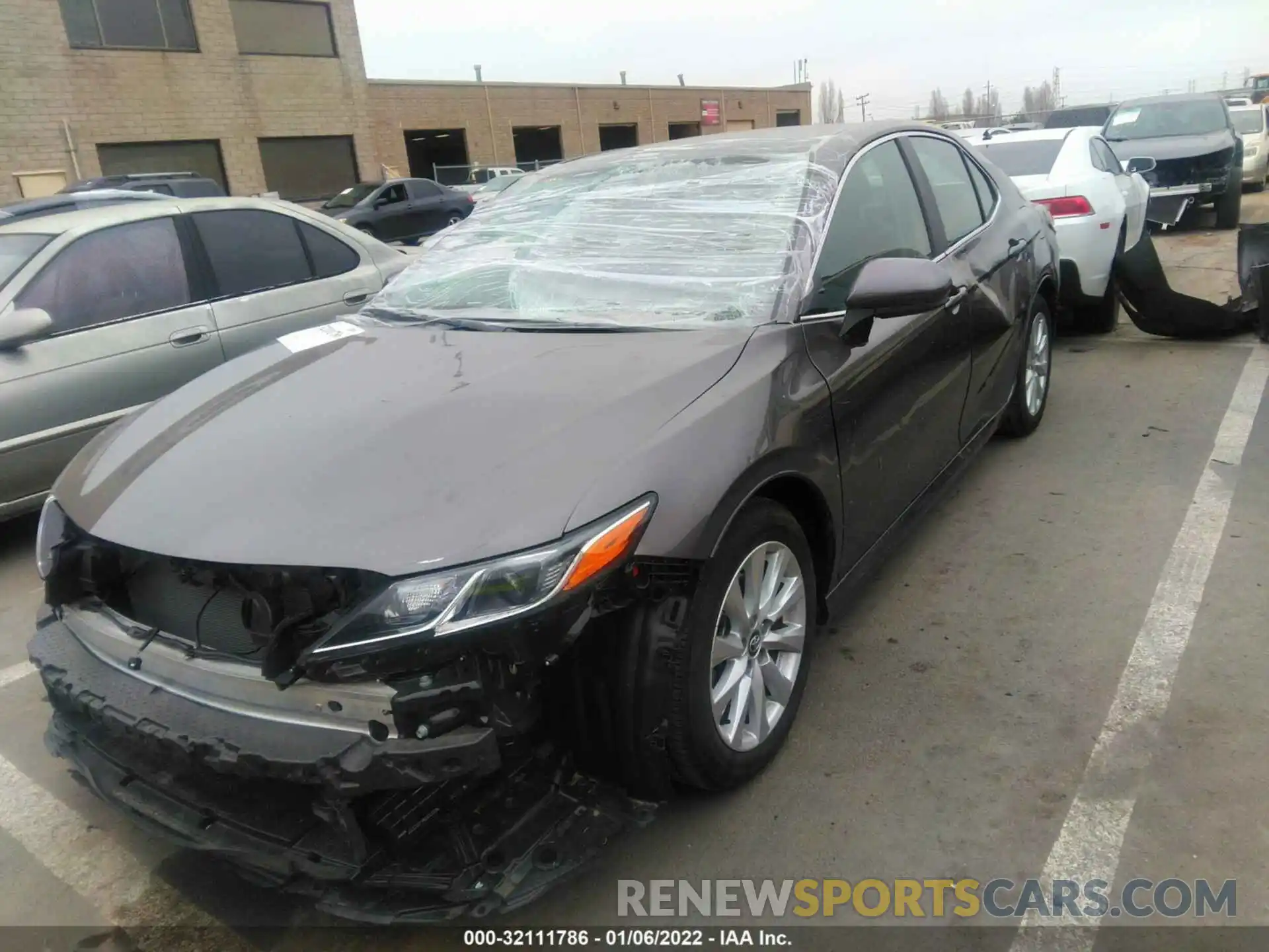 2 Photograph of a damaged car 4T1C11AK7LU876878 TOYOTA CAMRY 2020