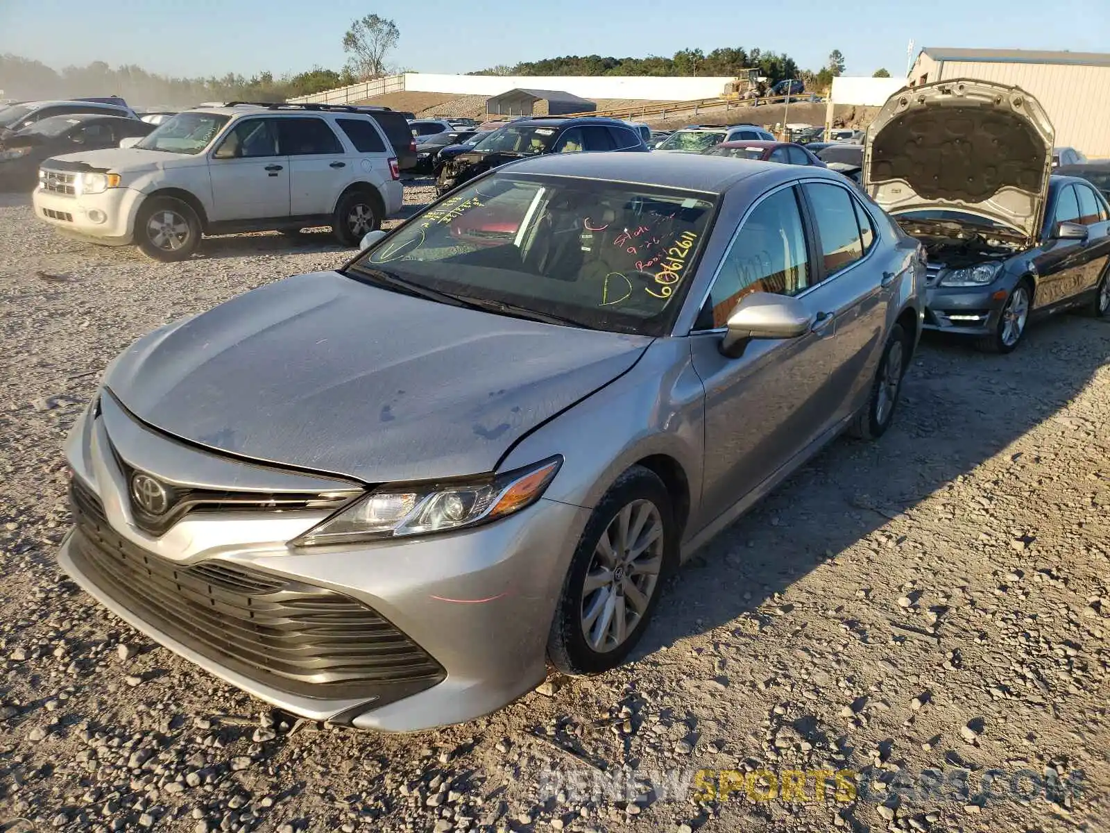 2 Photograph of a damaged car 4T1C11AK7LU884429 TOYOTA CAMRY 2020