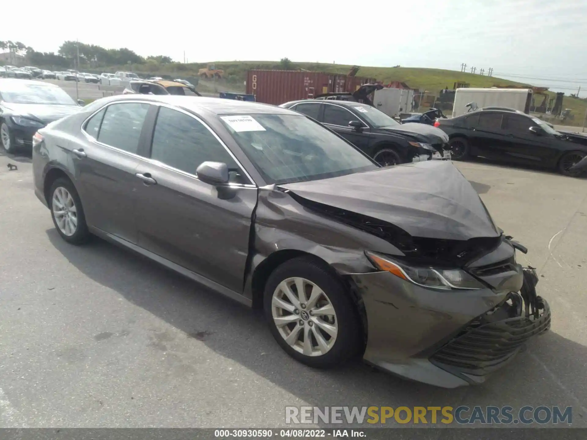 1 Photograph of a damaged car 4T1C11AK7LU889856 TOYOTA CAMRY 2020