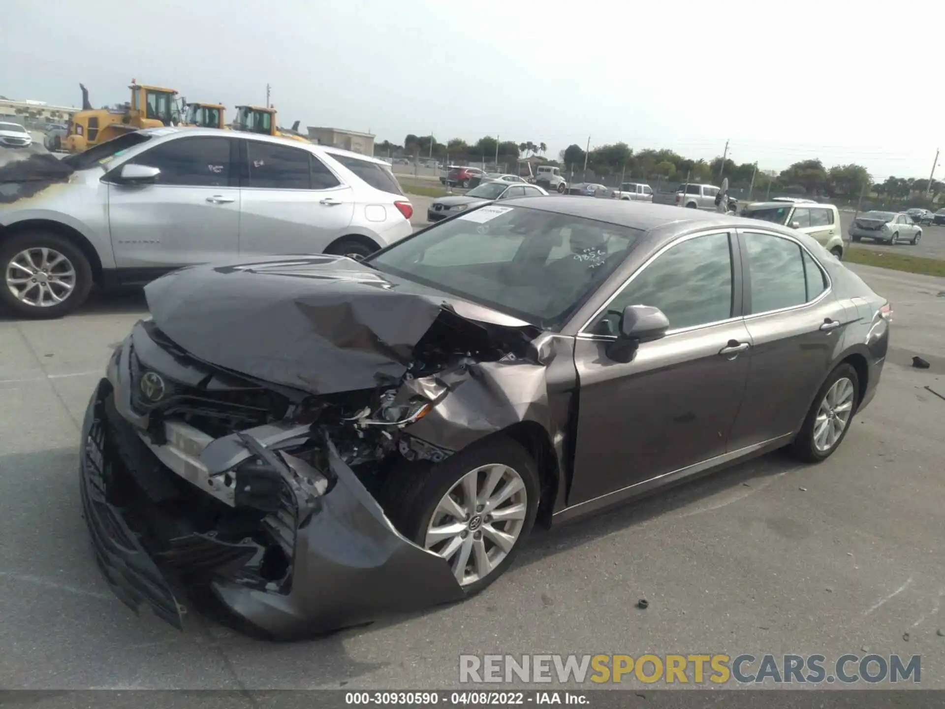 2 Photograph of a damaged car 4T1C11AK7LU889856 TOYOTA CAMRY 2020