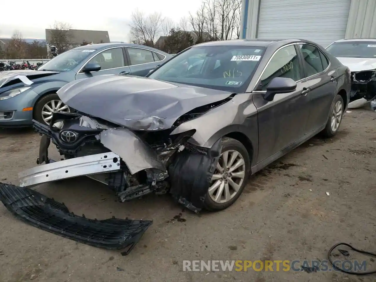 2 Photograph of a damaged car 4T1C11AK7LU892997 TOYOTA CAMRY 2020