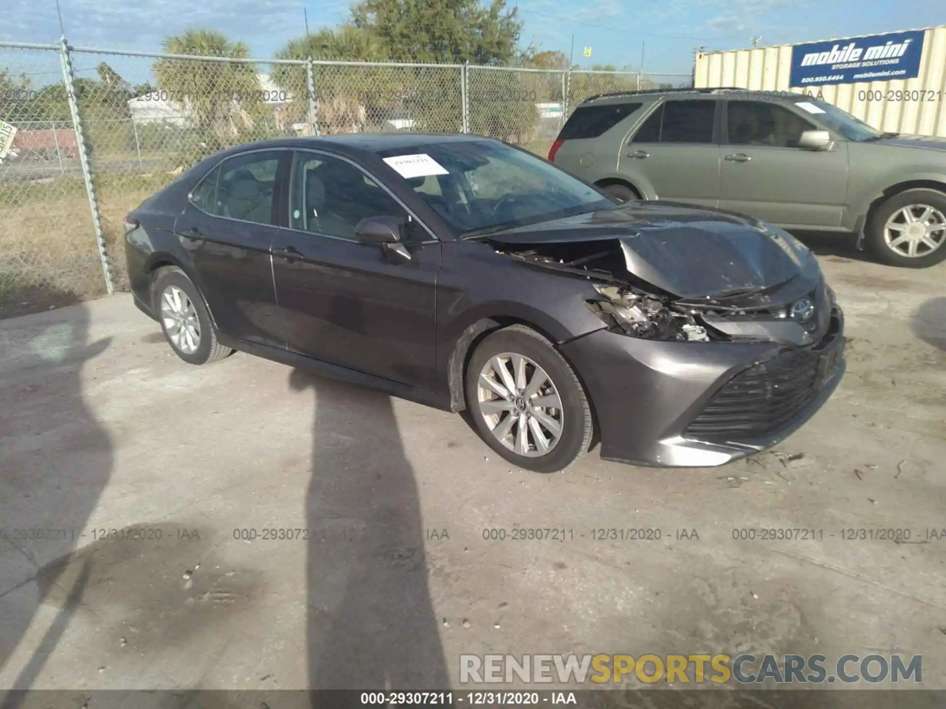 1 Photograph of a damaged car 4T1C11AK7LU894877 TOYOTA CAMRY 2020