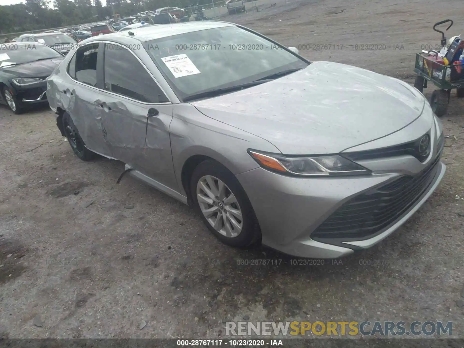 1 Photograph of a damaged car 4T1C11AK7LU897536 TOYOTA CAMRY 2020