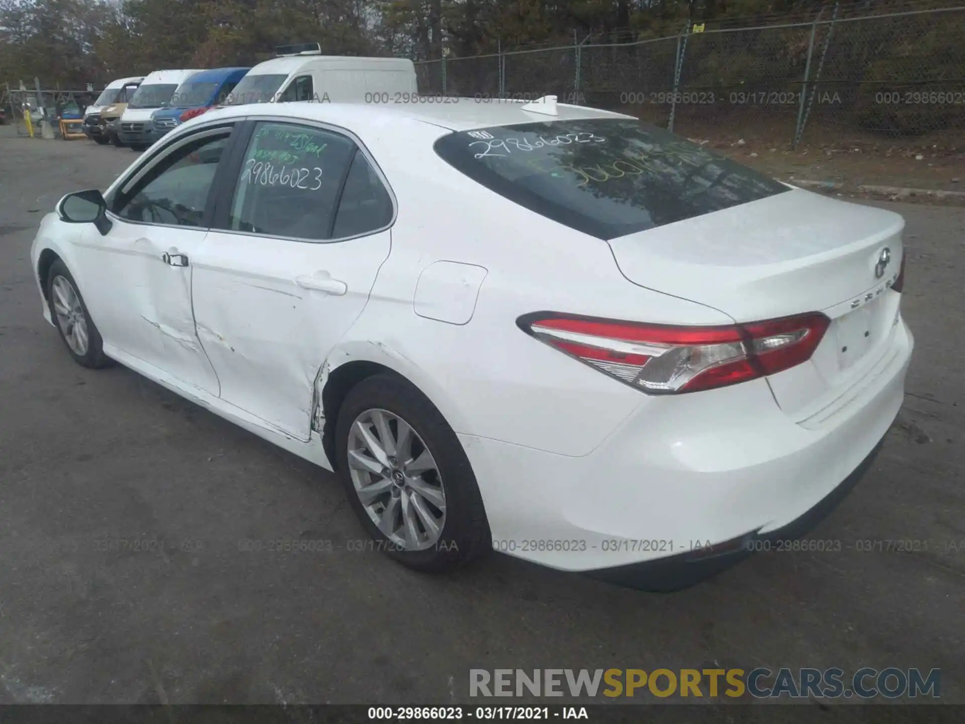 3 Photograph of a damaged car 4T1C11AK7LU904324 TOYOTA CAMRY 2020