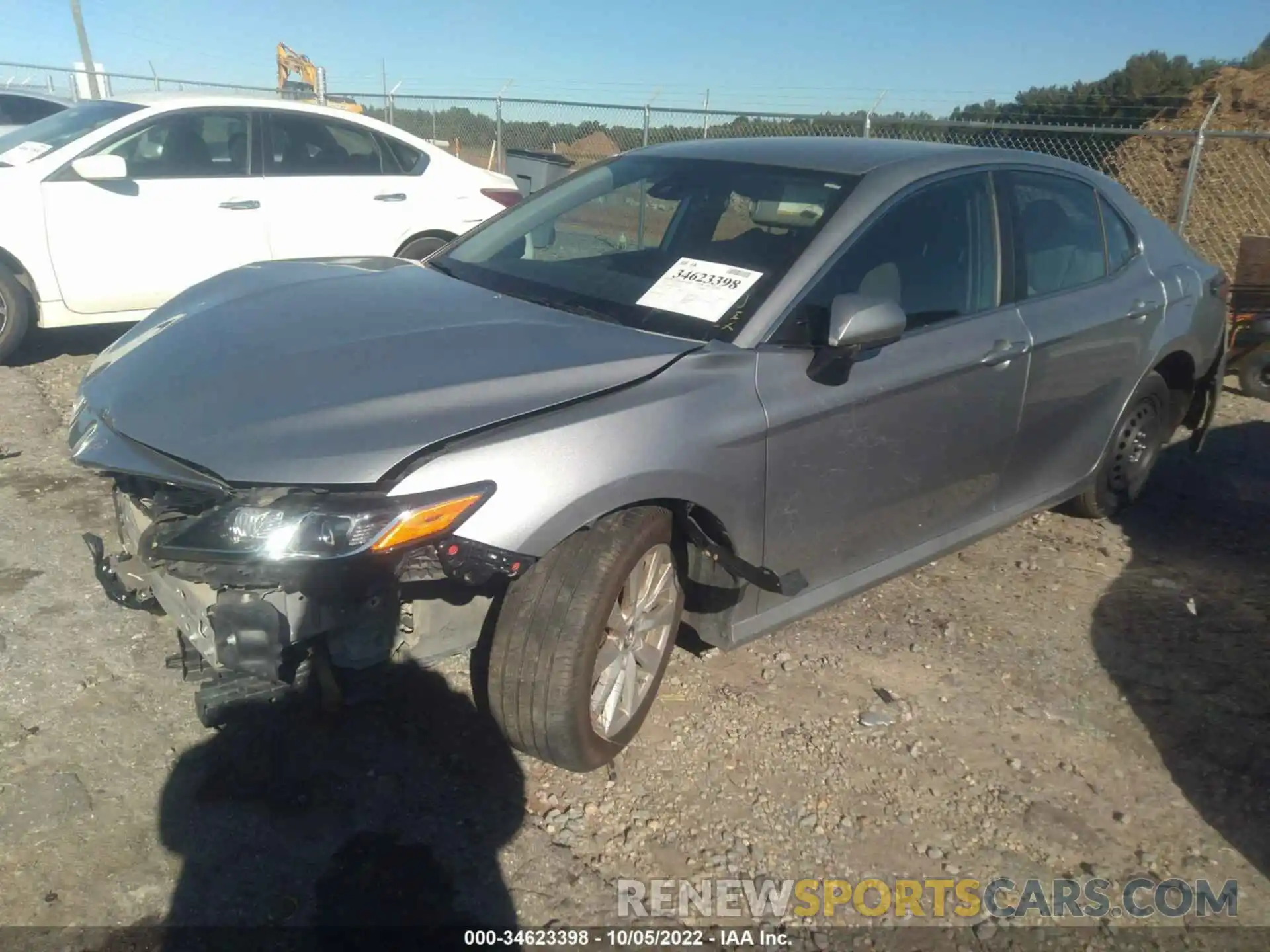 2 Photograph of a damaged car 4T1C11AK7LU917039 TOYOTA CAMRY 2020