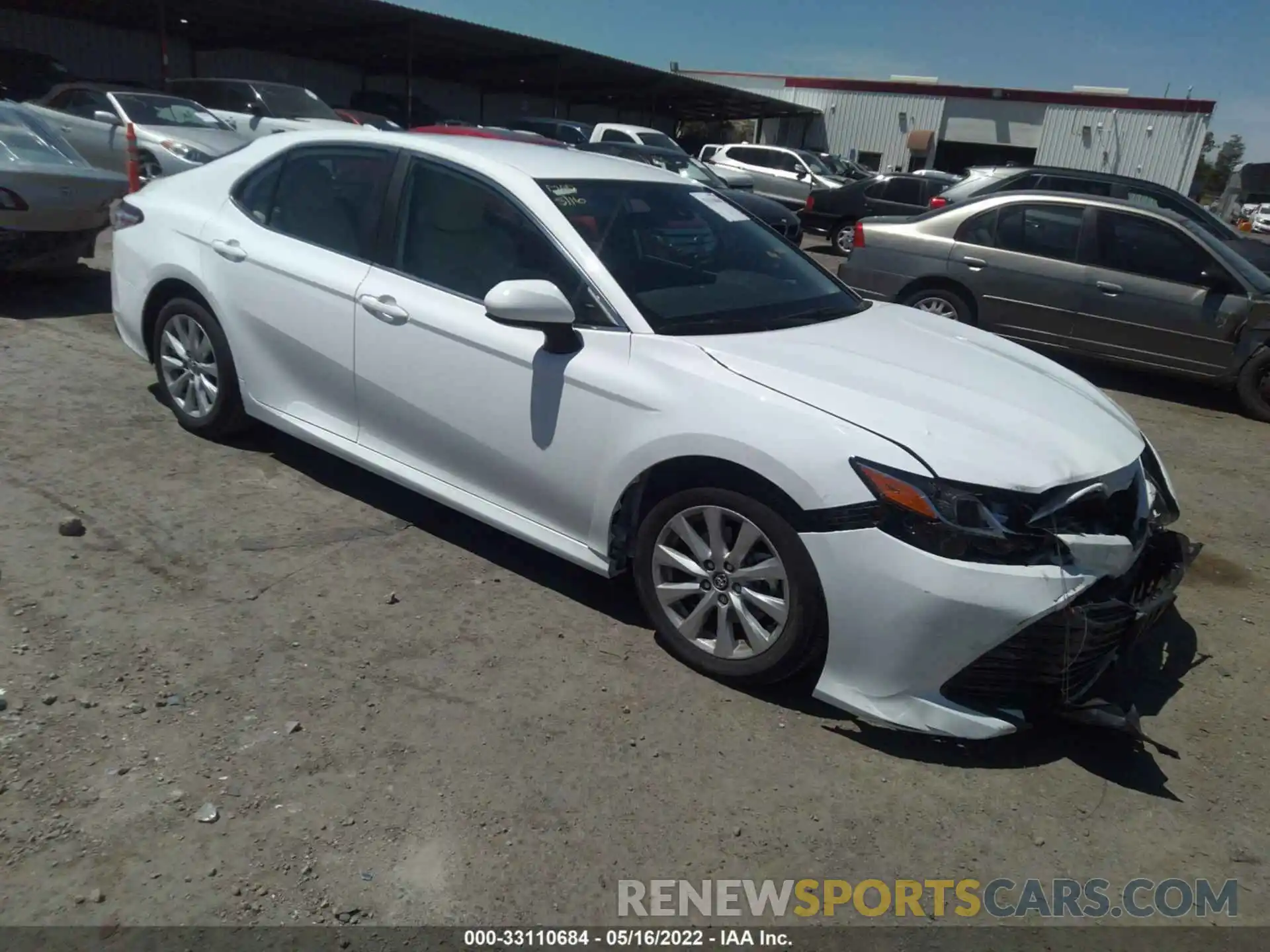 1 Photograph of a damaged car 4T1C11AK7LU921432 TOYOTA CAMRY 2020