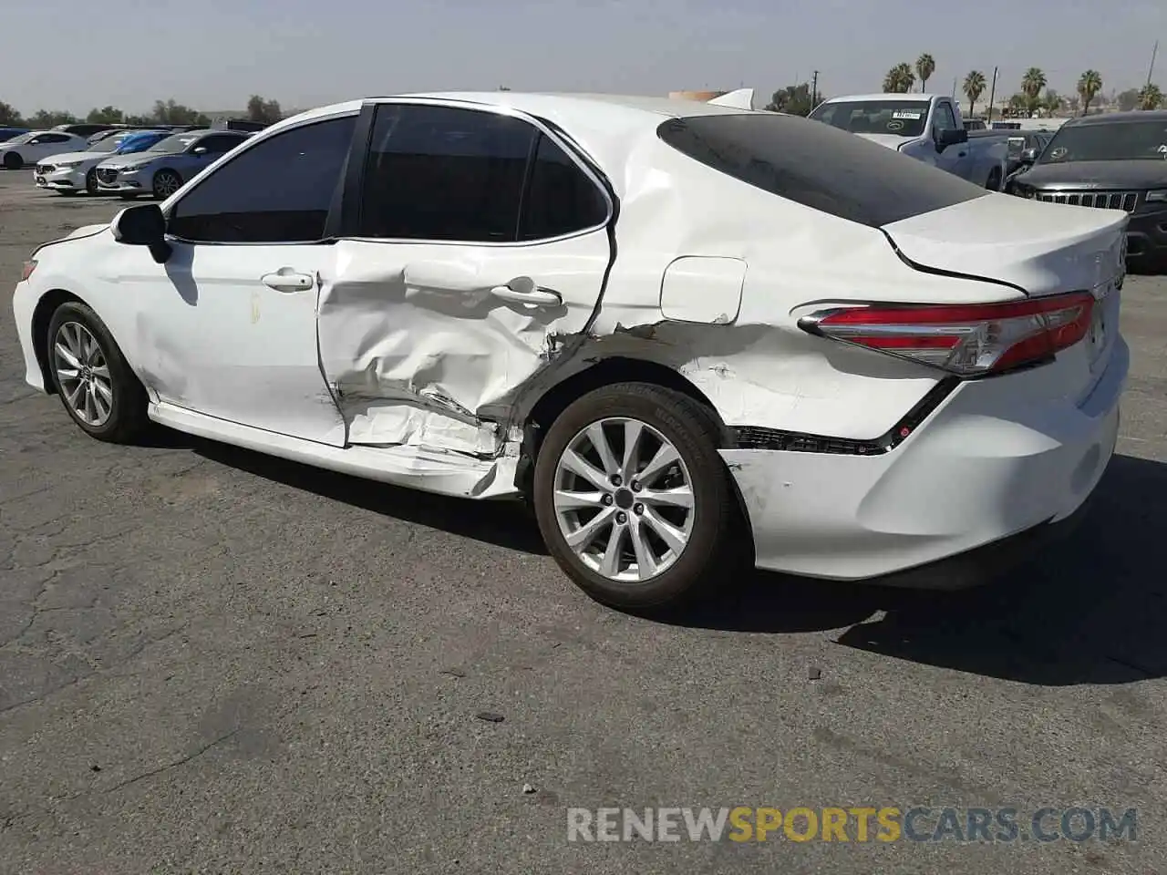 2 Photograph of a damaged car 4T1C11AK7LU928350 TOYOTA CAMRY 2020