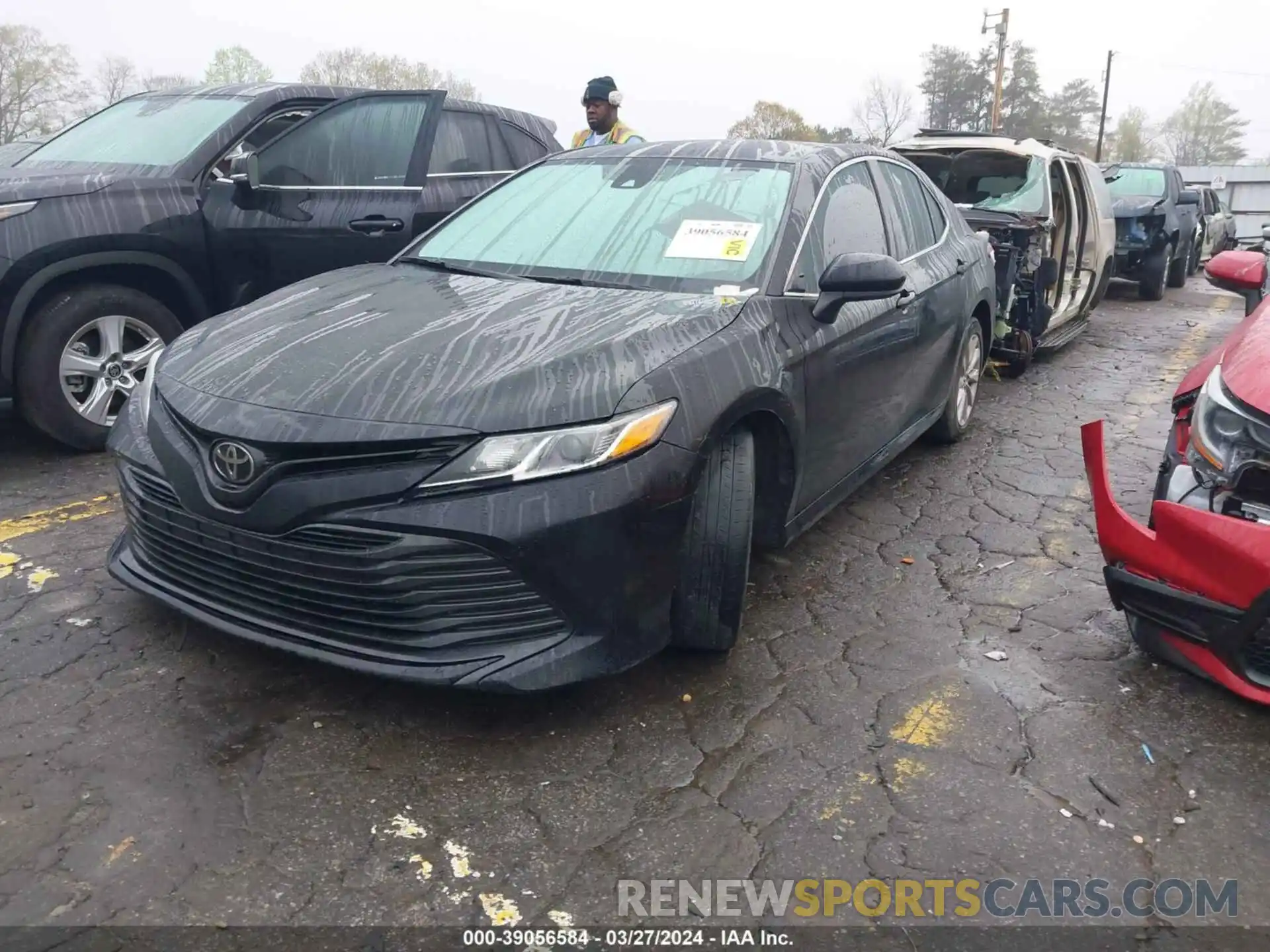 2 Photograph of a damaged car 4T1C11AK7LU941034 TOYOTA CAMRY 2020