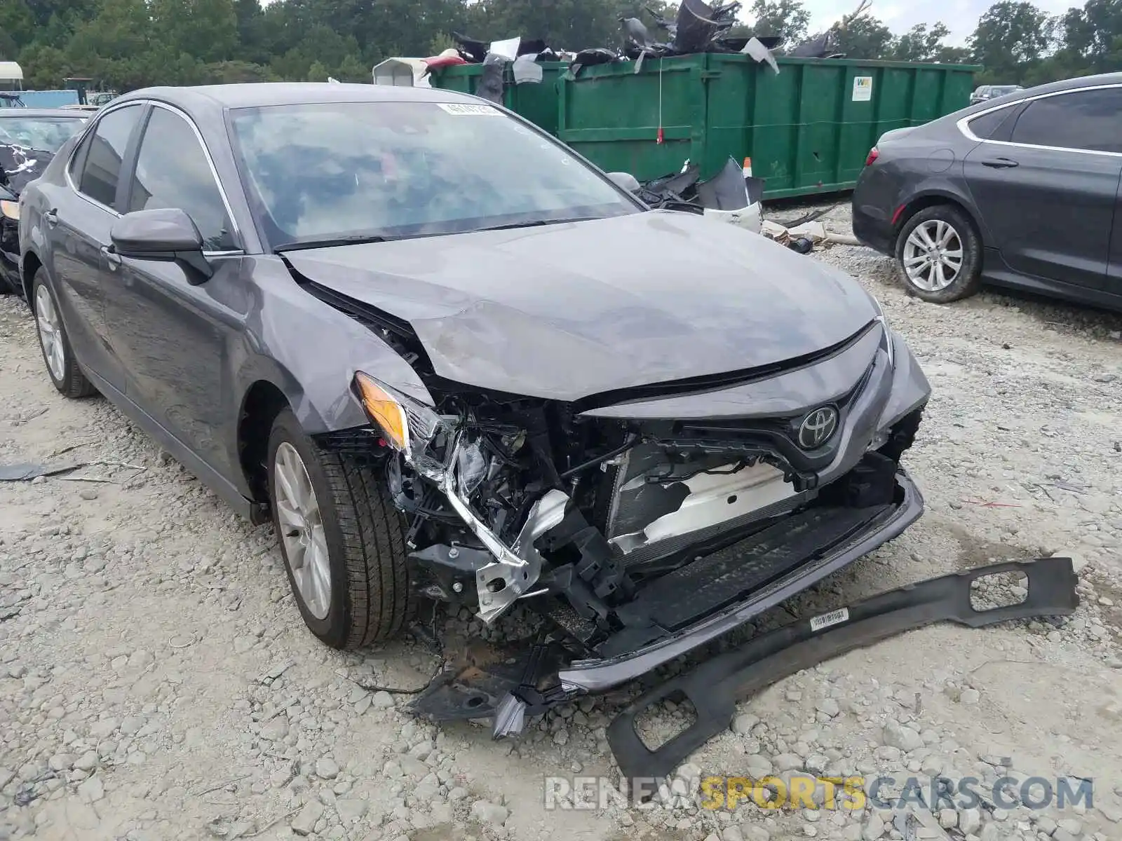 1 Photograph of a damaged car 4T1C11AK7LU950221 TOYOTA CAMRY 2020