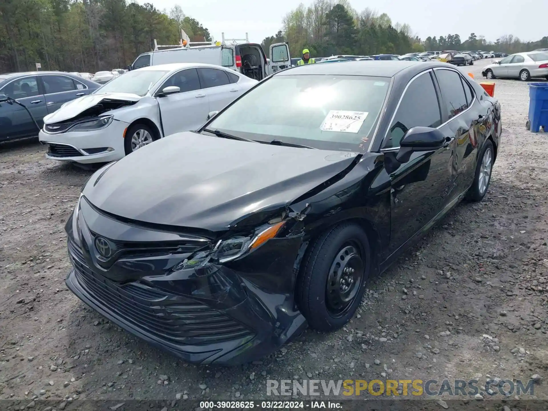 2 Photograph of a damaged car 4T1C11AK7LU951482 TOYOTA CAMRY 2020